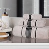 Zero Twist Cotton Solid 3 Piece Bathroom Towel Set by Blue Nile Mills - 2 of 4