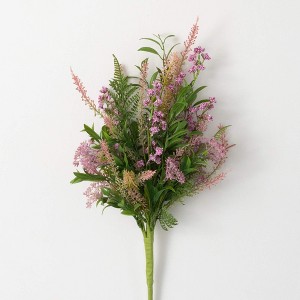 Sullivans Artificial 22.5" Leafy Blush Berry Bush, Multicolored - 1 of 3