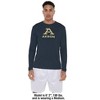 Men's The University of Akron Adult Sport Long Sleeve Shirt Primary Logo - 3 of 4
