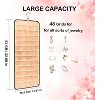 48-Pocket Double-Sided Rotating Jewelry Organizer, Oxford Fabric Hanging Storage for Earrings & Necklaces - 3 of 4