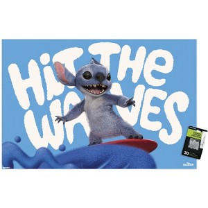 Trends International Disney Lilo & Stitch (2025) - Hit The Waves Unframed Wall Poster Prints - 1 of 4
