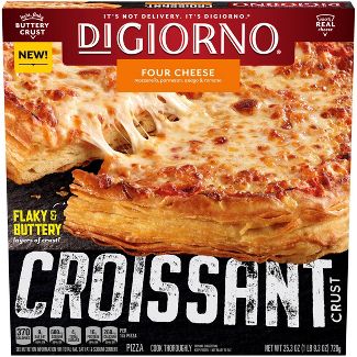 DiGiorno Croissant Crust Four Cheese Frozen Pizza - 25.3oz