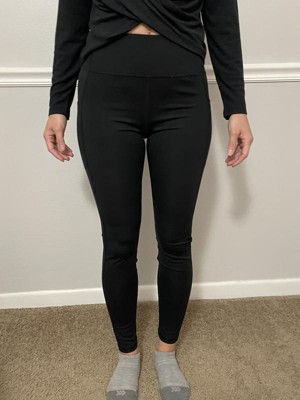Women's Brushed Sculpt Pocket Straight Leg Pants - All In Motion™ Black 2x  : Target