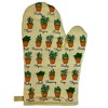 Potted Herbs Oven Mitt Cute Chef Spices Gardening Lover Gift Novelty Kitchen Glove - Crazy Dog Bakeware - 2 of 4