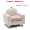 Costway Kids Dinosaur/Panda/Chick Sofa Wooden Armrest Chair Couch w/ Thick Cushion Beech Legs Gift - 3 of 4