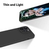 BONGEEK Designed for iPhone 13 Pro Max Case, Silicone Shockproof Slim Thin Phone Case with Camera Lens Protector for iPhone 13 Pro Max -Black - 4 of 4