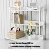 Cat Litter Box Enclosure with Storage Shelves, Large Wood Litter Box Furniture with 2 Doors & Scratch Pad for Living Room, Hallway, Bedroom - 3 of 4