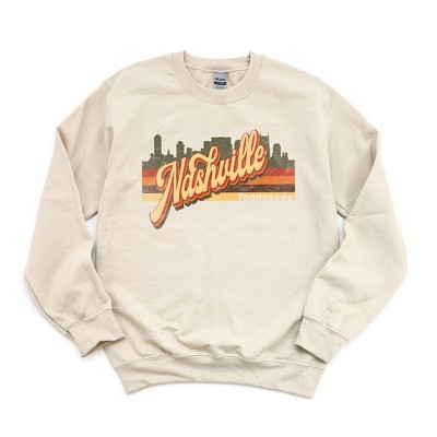 Simply Sage Market Women's Graphic Sweatshirt Nashville Stripes