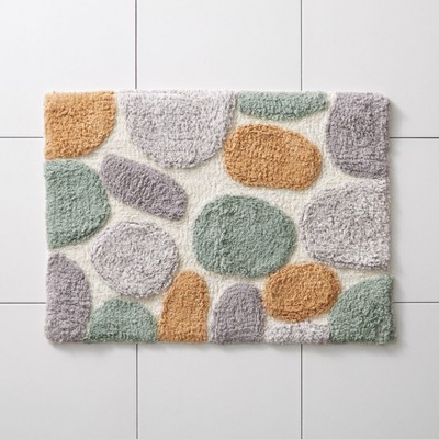 BrylaneHome Pebbles Bath Mat