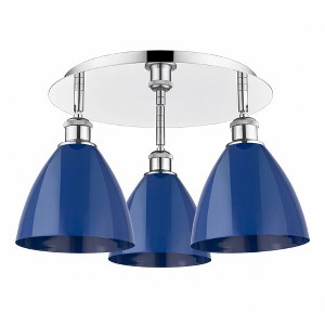 Ballston Dome - 3 Light Flush Mount In Industrial Style-10 Inches Tall and 19.25 Inches Wide - 1 of 1