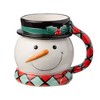 Certified International (Set of 4) 17oz Christmas Whimsy Snowman 3D Mugs - 3 of 4