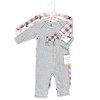 Hudson Baby Infant Girl Cotton Coveralls, Pink Moose - 2 of 4