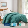 Peace Nest Ultra Soft All Season Down Comforter, Pine Green, King, 104x88" - 2 of 4