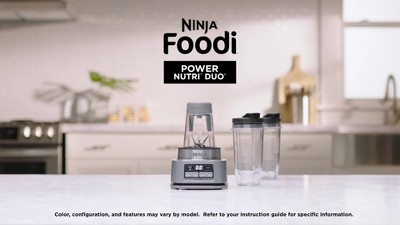 NINJA Foodi Smoothie Bowl Maker, 24 oz. Blender 2 Speeds Stainless Steel  Auto iQ (SS100) SS100 - The Home Depot