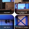 Bestier 63" Fireplace TV Stand for TVs up to 70",  LED Media Console with Storage, Gaming Entertainment Center for Living Room and Bedroom,  Walnut - 4 of 4
