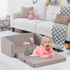 Honeyjoy 2-in-1 Toddler Fold out Couch Children’s Convertible Sofa to Lounger - 4 of 4