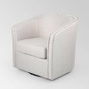 Maya Contemporary Swivel Chair - Christopher Knight Home - 2 of 4