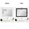 Amanti Art Mirror Makeover Bathroom Mirror Frame Border Kit- Fully Assembled Peel and Stick Frame - Mirror NOT Included - Trio  Trim - 4 of 4