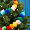 Blue Panda 10 Feet Colorful Wool Pom Pom Garland For Rainbow Birthday  Decorations (24 Balls) : Target