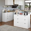 Storage Cabinet; 6 Drawer Dresser with Wide Space; Modern Closet Storage Drawers - 3 of 4
