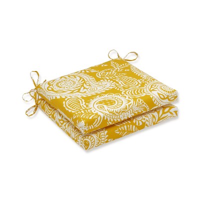 20"x20"x3" Addie 2pc Outdoor/Indoor Squared Corners Seat Cushion Set - Pillow Perfect