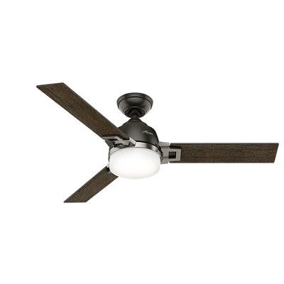 48" Leoni Ceiling Fan with Remote Bronze (Includes Light Bulb) - Hunter