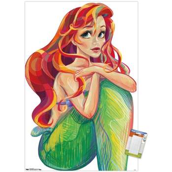 Trends International Disney The Little Mermaid - Ariel - Stylized Unframed Wall Poster Prints