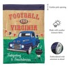 Magnolia Garden Football In Virginia Navy 13 x 18 Polyester Outdoor Hanging Garden Flag - 2 of 2