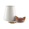 nambe Cat Treat Jar - 2 of 4