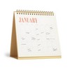 PAPIER Organized Days 12 Months 2026 7.08"x6.8" Dated Desk Calendar - 3 of 3