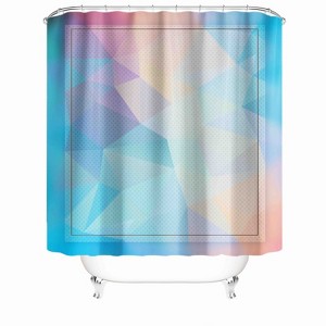 Watercolor Box Shower Curtains for Bathroom Waterproof Fabric Bath Curtain Durable Soft Stylish Bathroom Decor 72x72 Inch - 1 of 1