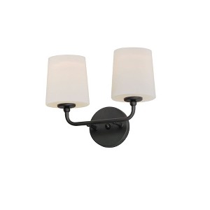 Maxim Lighting Bristol 2 - Light Wall Light in  Black - 1 of 4