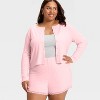 Women's Variegated Ribbed Pajama Cardigan - Auden™ - 3 of 3