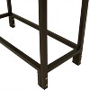 Sunnydaze Indoor/Outdoor Steel Fire Pit or Fireplace Firewood Log Rack Holder with Hooks - 30" - 4 of 4