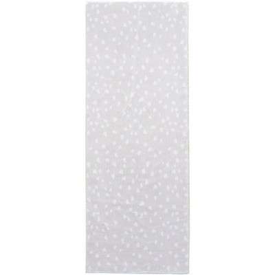 Cozy Living Runner Rug – Wedding Day Design, 21" x 54", Romantic Florals on Soft Low-Pile Fabric with Non-Slip Backing for Hallways