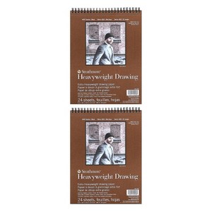 Strathmore Heavyweight Drawing Paper 8 in. x 10 in. pad of 24 sheets [Pack of 2](PK2-400-208-1) - 1 of 1