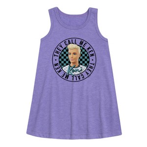 - Barbie - They Call Me Ken Graphic Sleeveless Aline Dress - 1 of 2