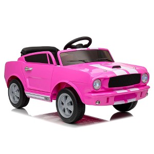 12v Battery Powered Ride on Toys, Ride on Licensed Shelby GT350 Car with Remote Control - 1 of 4