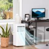 HOMCOM 7000 BTU Mobile Portable Air Conditioner for Cooling, Dehumidifier, and Ventilating with Remote Control, for Home Office, White - 3 of 4