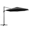 Sonkuki 11FT Offset Outdoor Patio Aluminum Cantilever Umbrella with Infinite Canopy Angle Adjustment - 2 of 4