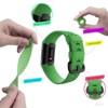 Zodaca Silicone Watch Band Compatible with Fitbit Charge 3, Charge 3 SE (Large), and Charge 4, Fitness Tracker Replacement Bands, Green - 4 of 4