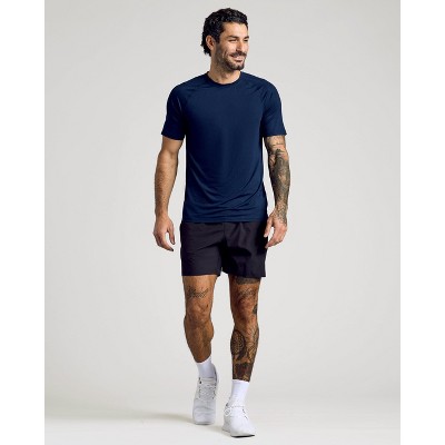 Men's Navy Active Mesh Crew - True Classic