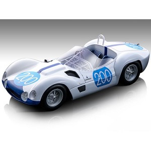 Maserati Birdcage Tipo 61 #200 Maglioli - Vaccarella Targa Florio (1960) Ltd Ed to 80 pcs 1/18 Model Car by Tecnomodel - 1 of 3