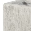 Sevobal Planters Mgo Planter, White Classic Simple Design Outdoor Flowerpots, Flowers, Herbs, Succulents Lightweight Concrete, White, 8.25"*8.25"*20" - 4 of 4