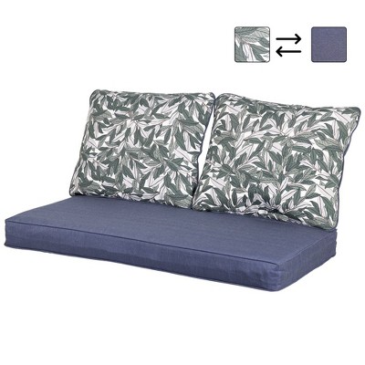 Aoodor Deep Seating Bench Loveseat Cushions Set - Set Of 3