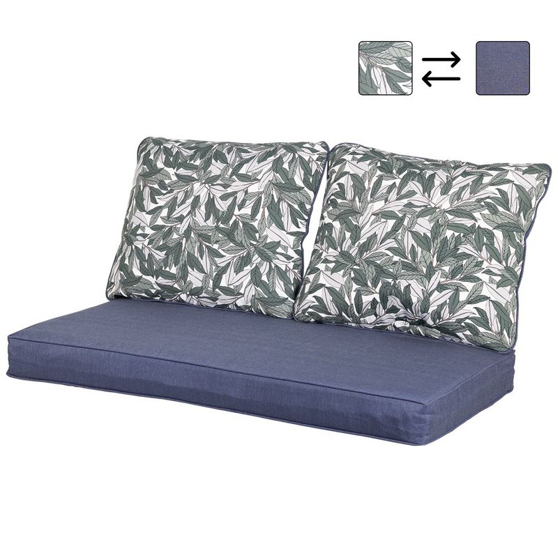 Aoodor Deep Seating Bench Loveseat Cushions Set - Set Of 3, 1 of 7