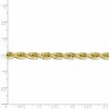 Black Bow Jewelry Men's 6mm 10k Yellow Gold Solid Diamond Cut Rope Chain Necklace - 4 of 4