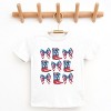 The Juniper Shop Patriotic Boots Stacked Coquette Youth Short Sleeve Tee - 2 of 4