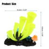 Unique Bargains Silicone Aquarium Simulation Horn Coral Fish Tank Landscape Decoration 3.39"x3.23" 1 Pc - 4 of 4