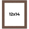 PosterPalooza | 12x14 Wide Barnwood Picture Frame, UV Acrylic, 6 Finishes - Grey, Brown, White, and Black - 2 of 4